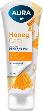 Aura Beauty крем для рук питательный с медом и пантенолом, крем, 75 мл, 1 шт. фото