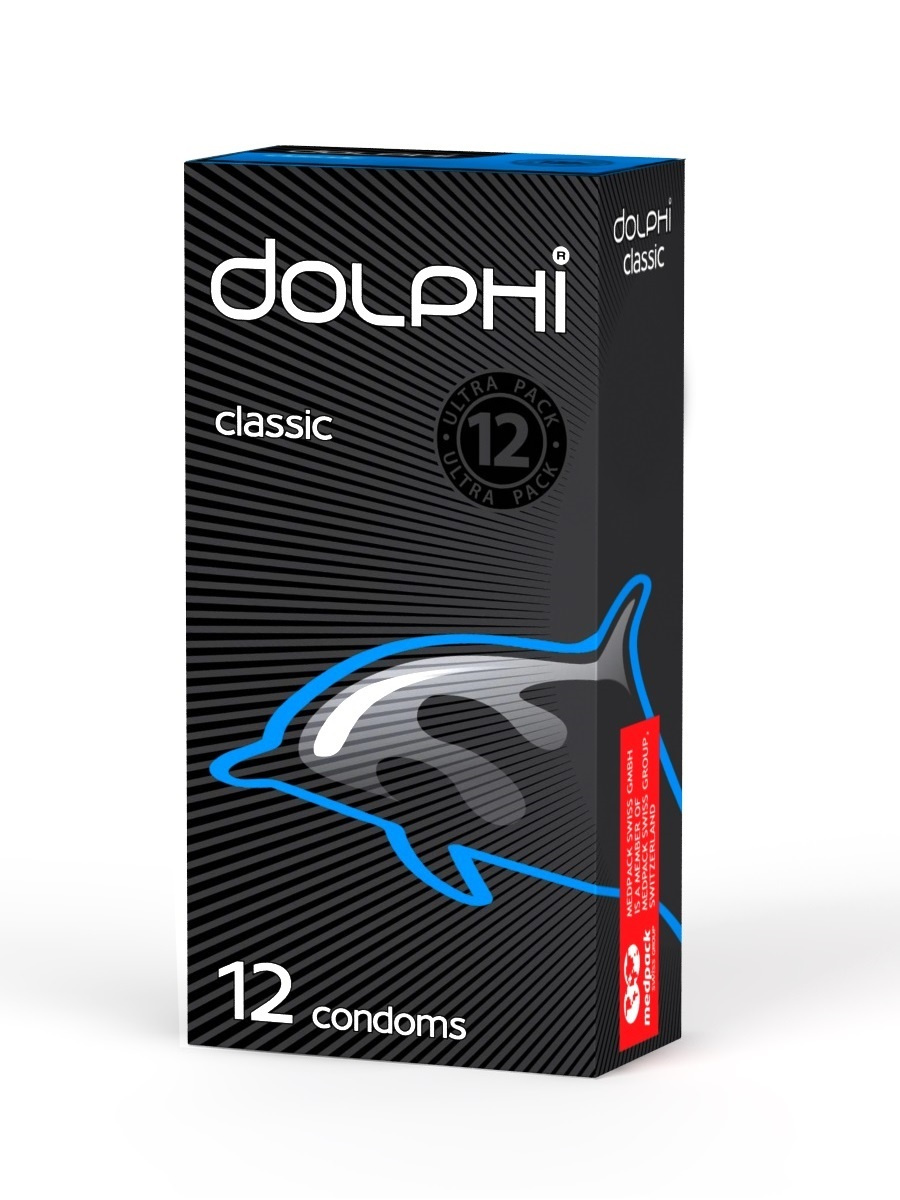 Dolphi Презервативы Classic, презерватив, 12 шт. фото