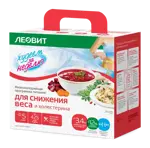 Леовит Худеем за неделю Снижение веса и холестерина, смеси сухие для приготовления блюд и напитков, 602 г, 1 шт, 2 этап, кейс на 5 дней фото