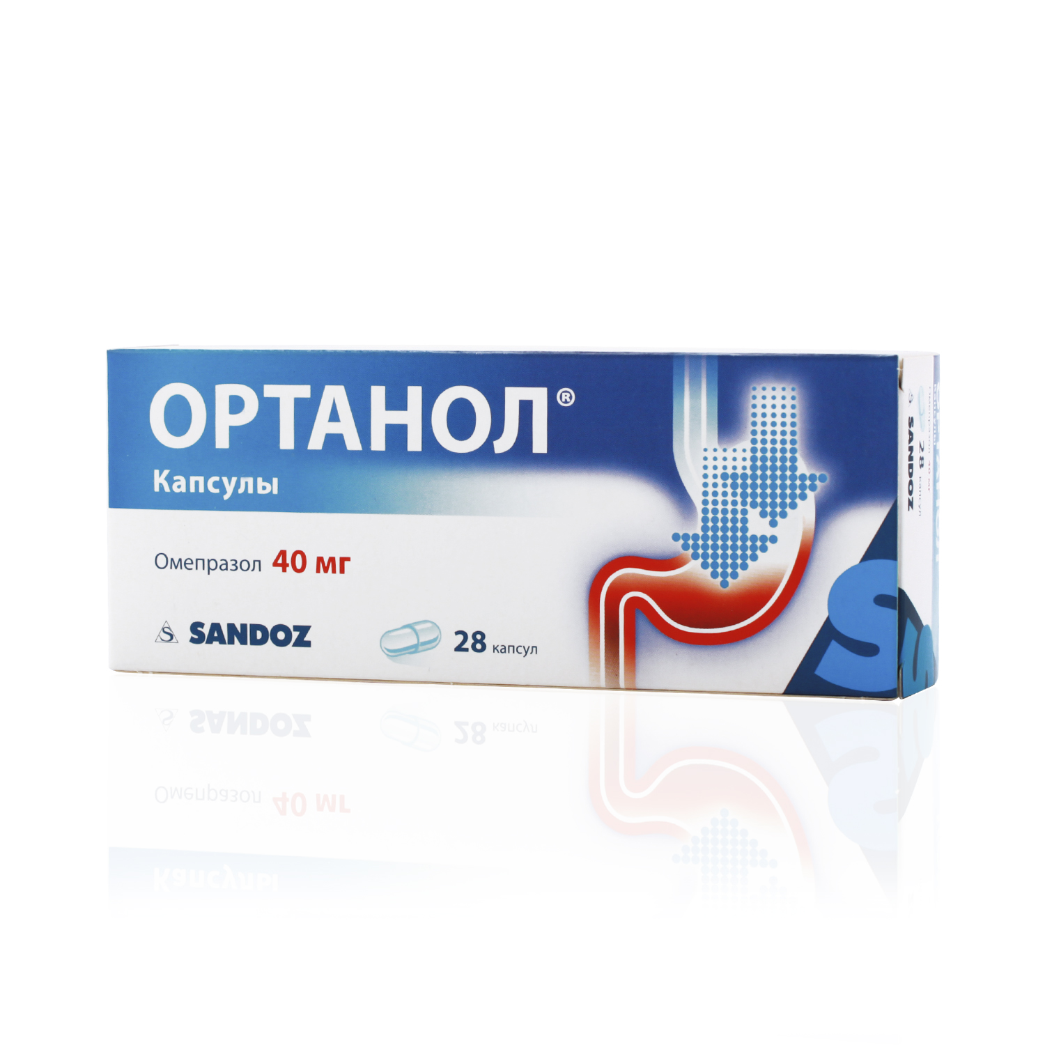 Ортанол, 40 мг, капсулы, 28 шт. фото