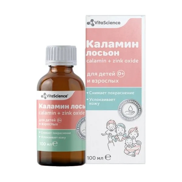 Vitascience Каламин, лосьон, 100 мл, 1 шт, для детей с рождения фото