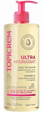 Topicrem, масло для душа, 500 мл, 1 шт, ультра-увлажняющее фото 