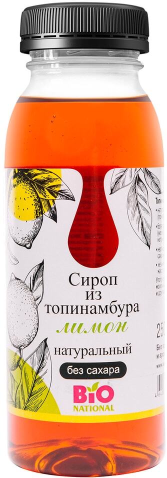 Bionational Сироп Топинамбура натуральный, сироп, 250 мл, 1 шт, лимон фото
