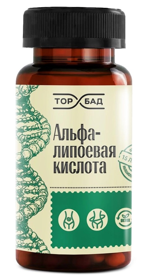 Торбад Альфа-липоевая кислота, капсулы, 60 шт. фото
