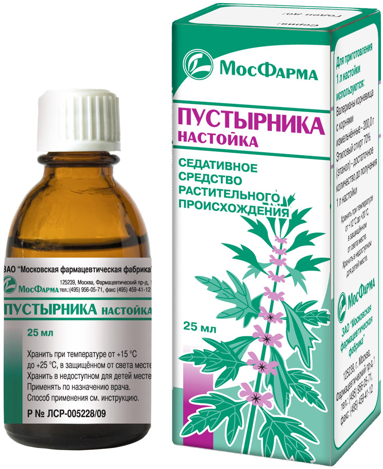 Пустырника настойка, настойка, 25 мл, 1 шт. фото