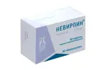 Невирпин, 200 мг, таблетки, покрытые пленочной оболочкой, 60 шт. фото