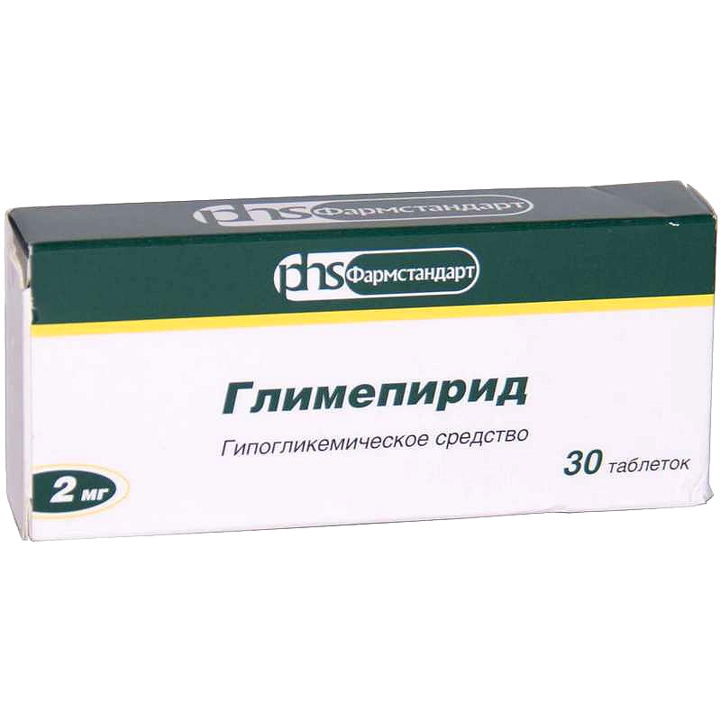 Глимепирид, 3 мг, таблетки, 30 шт. фото