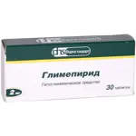 Глимепирид, 3 мг, таблетки, 30 шт. фото