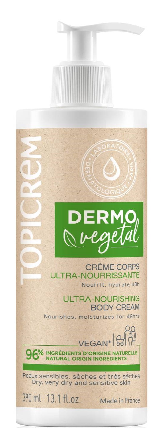 Topicrem Dermovegetal, крем для тела, 390 мл, 1 шт, Ультрапитательный фото