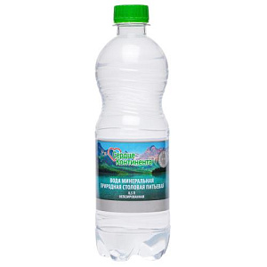 Сердце Континента вода минеральная природная столовая, вода минеральная, 0.5 л, 1 шт, газированная фото