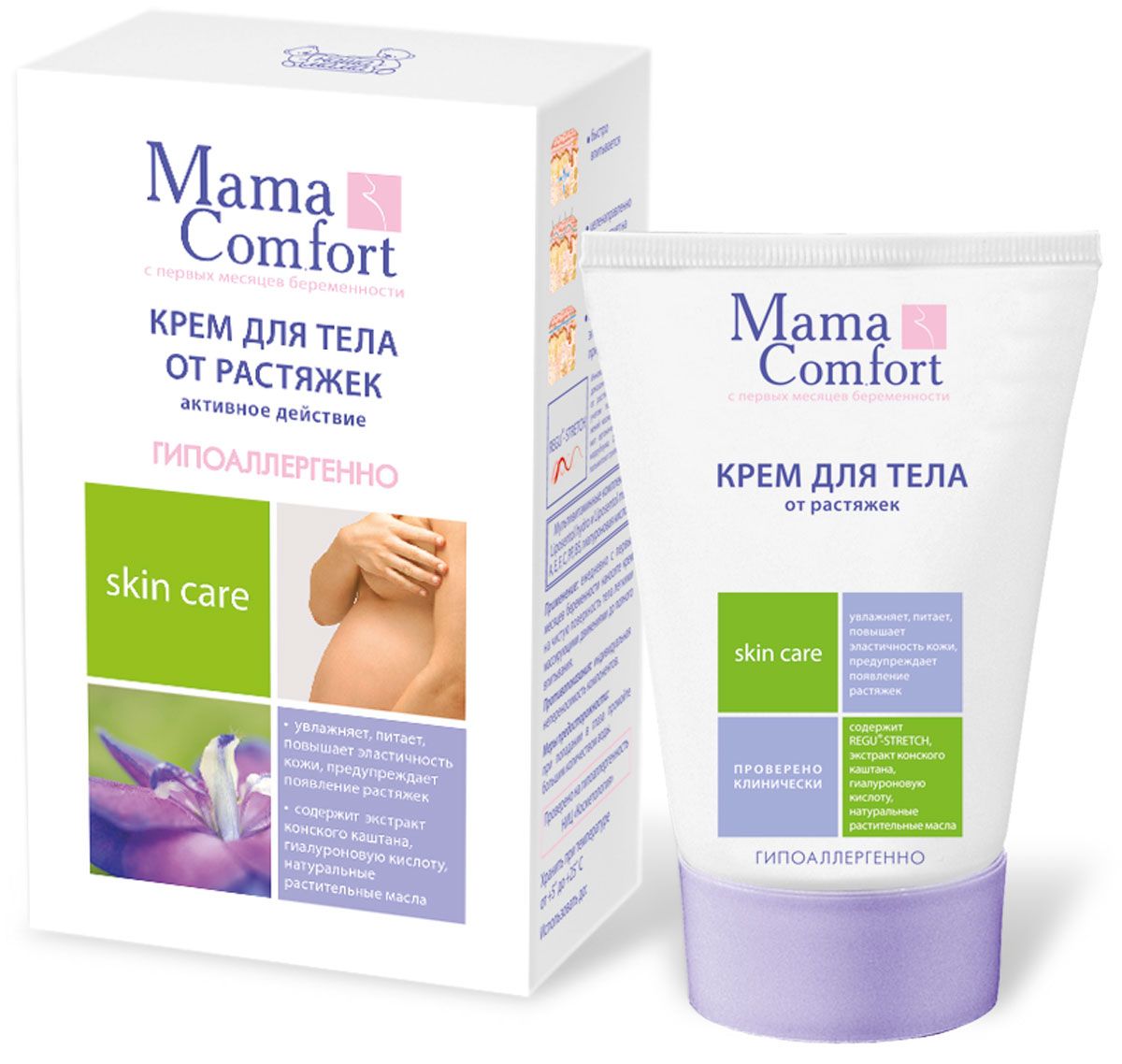 Mama Comfort Крем от растяжек, крем для тела, 100 мл, 1 шт. фото