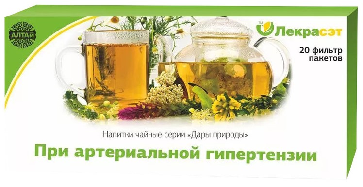 Дары природы При артериальной гипертензии, фиточай, 1.5 г, 20 шт. фото