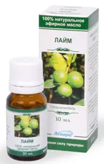Масло эфирное лайма, масло эфирное, 10 мл, 1 шт. фото 