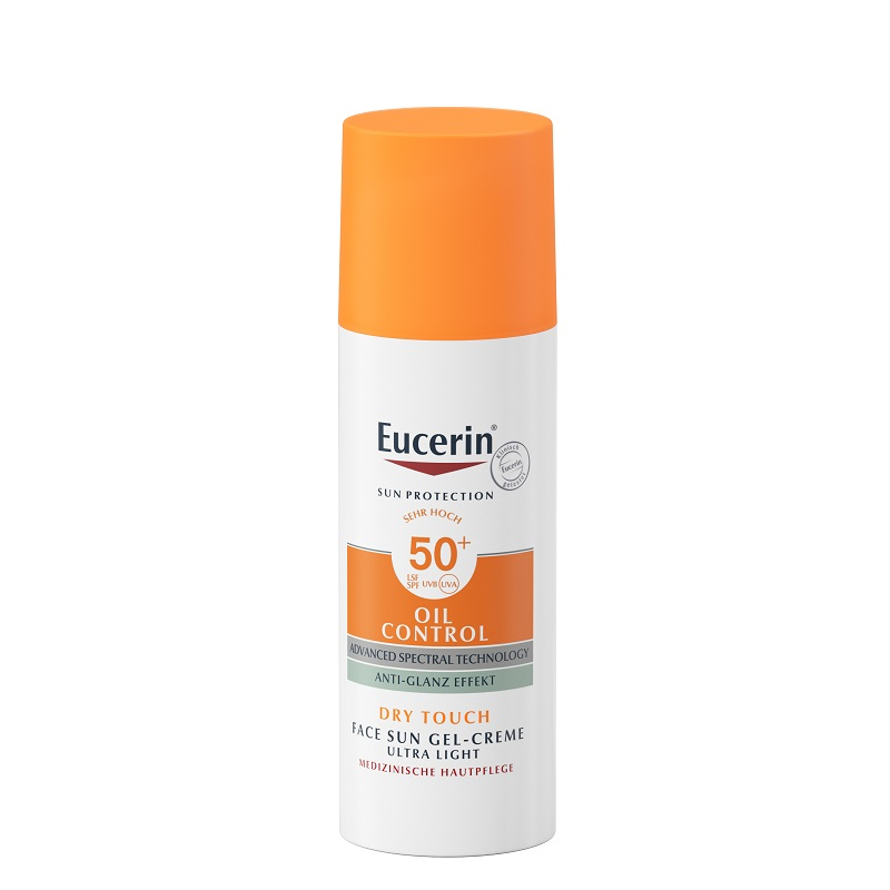Eucerin Сенситив Протект Гель-крем солнцезащитный SPF50+, крем для лица, 50 мл, 1 шт, для проблемной кожи фото