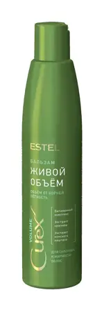 Estel Curex Volume бальзам для волос Живой объем, бальзам, 250 мл, 1 шт, для жирной кожи головы фото