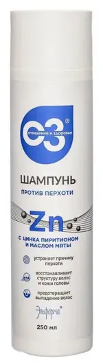 Очищение и здоровье шампунь против перхоти, шампунь, 250 мл, 1 шт, с цинка пиритионом фото