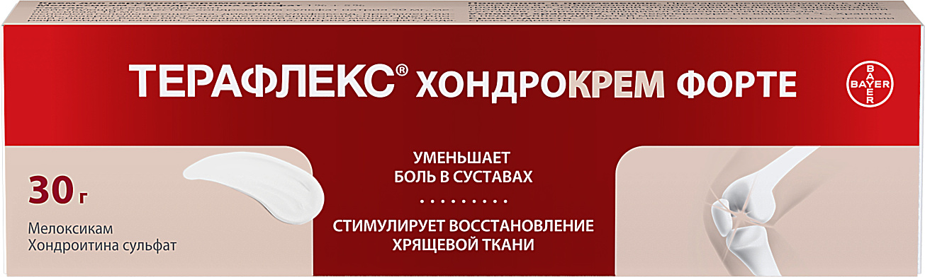 Терафлекс Хондрокрем Форте, крем для наружного применения, 30 г, 1 шт, 1% + 5% фото