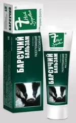 7 нот здоровья Барсучий Бальзам разогревающий массажный, бальзам для наружного применения, 50 мл, 1 шт. фото