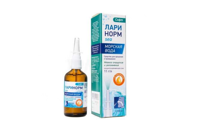 Ларинорм Море Софт, 11г/л, раствор для местного применения, 100 мл, 1 шт, с пантенолом фото