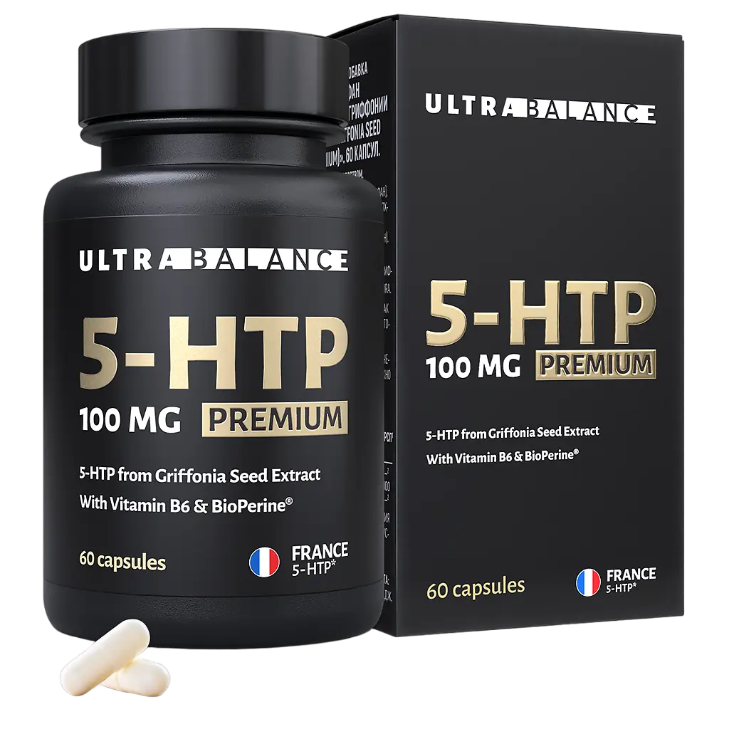 Ultrabalance Premium 5-HTP из экстракта семян Гриффонии, 100 мг, капсулы, 60 шт. фото