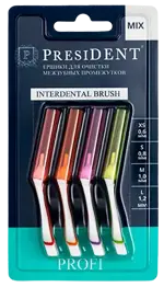 PresiDENT Profi Межзубные ершики, набор, 4 шт. фото 