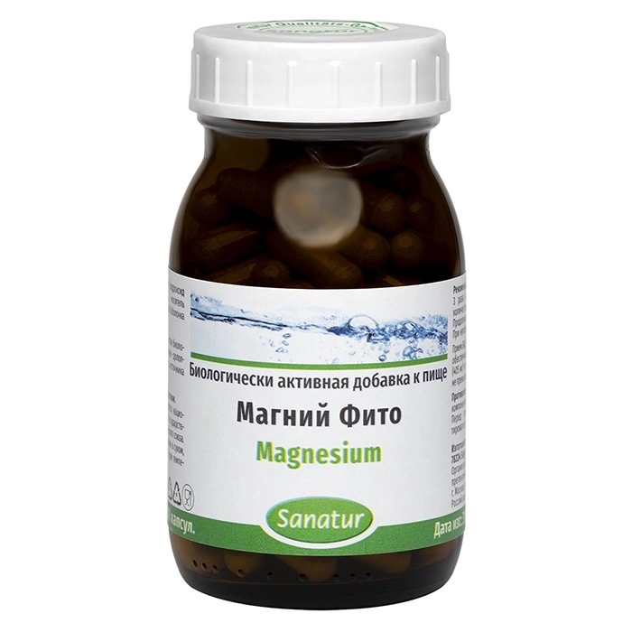 Sanatur Магний Фито, капсулы, 100 шт. фото