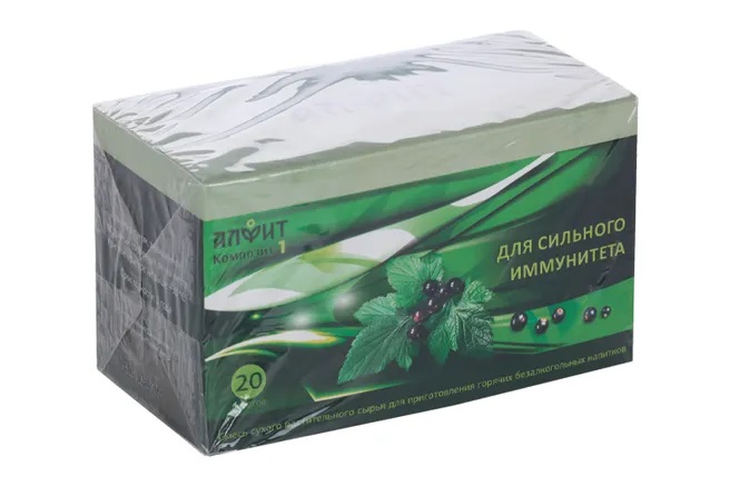 Алфит-1 Композит для сильного иммунитета, фиточай в брикетах, 2 г, 60 шт, утренний, вечерний фото
