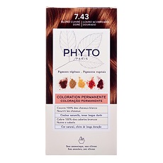 Phytosolba PhytoColor Краска для волос, 1 шт, тон 7.43 золотисто-медный блонд фото