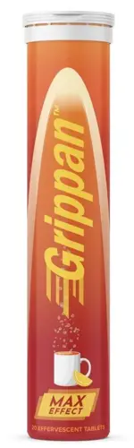 Гриппан, таблетки шипучие, 4 г, 20 шт. фото 