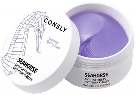 Consly патчи гидрогелевые для области вокруг глаз, патчи для кожи вокруг глаз, 60 шт, с экстрактом морского конька фото