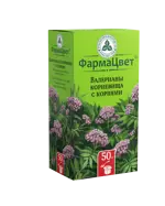 Валерианы корневища с корнями, сырье растительное измельченное, 50 г, 1 шт. фото 