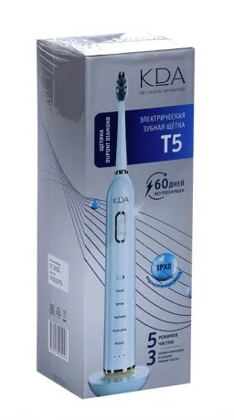 КДА Зубная щетка электрическая Т5, 1 шт, белая фото