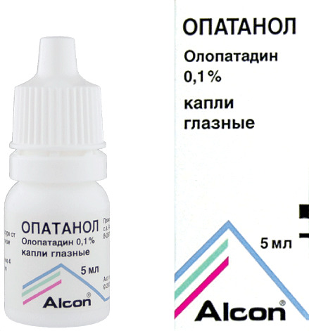 Опатанол, 0.1%, капли глазные, 5 мл, 1 шт. фото
