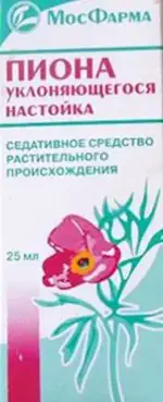 Пиона уклоняющегося настойка, настойка, 25 мл, 1 шт. фото 