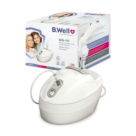 B.Well Ингалятор компрессорный WN-117, 1 шт. фото