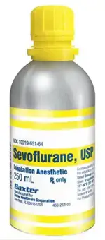 Севофлуран, 1 мг/мл, жидкость для ингаляций, 250 мл, 6 шт. фото