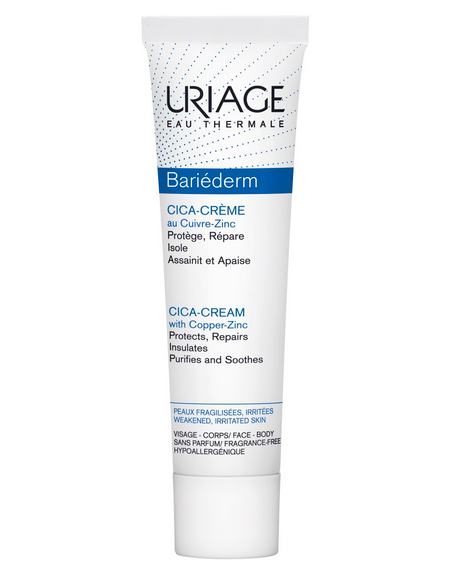 Uriage Bariederm Cica-Cream Крем восстанавливающий с Cu-Zn, крем, 40 мл, 1 шт. фото