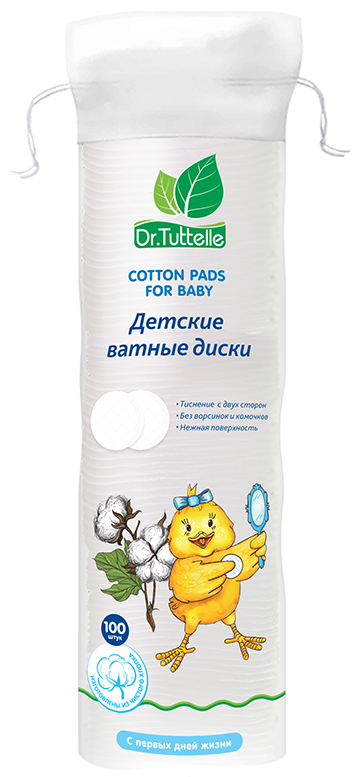Dr. Tuttelle, ватные диски, 100 шт. фото