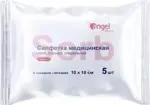 Angel Салфетки медицинские сорбционные стерильные марлевые, 10 см х 10 см, салфетки стерильные, 5 шт, 8 сложений фото