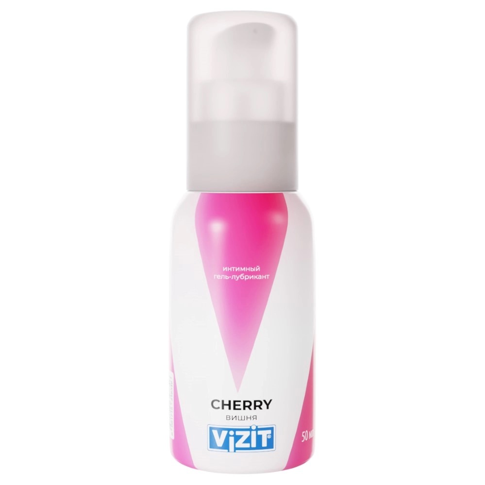 Vizit Cherry гель-лубрикант, гель, 50 мл, 1 шт, с ароматом вишни фото