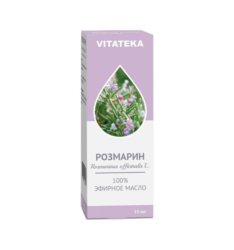 Витатека Масло Розмарина эфирное, масло эфирное, 10 мл, 1 шт. фото