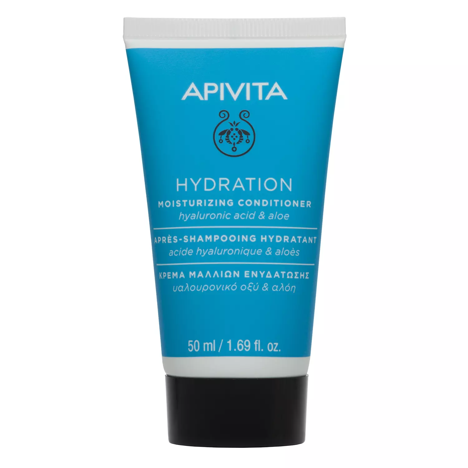Apivita Кондиционер для волос увлажняющий несмываемый с гиалуроновой кислотой и алоэ, кондиционер, 50 мл, 1 шт. фото