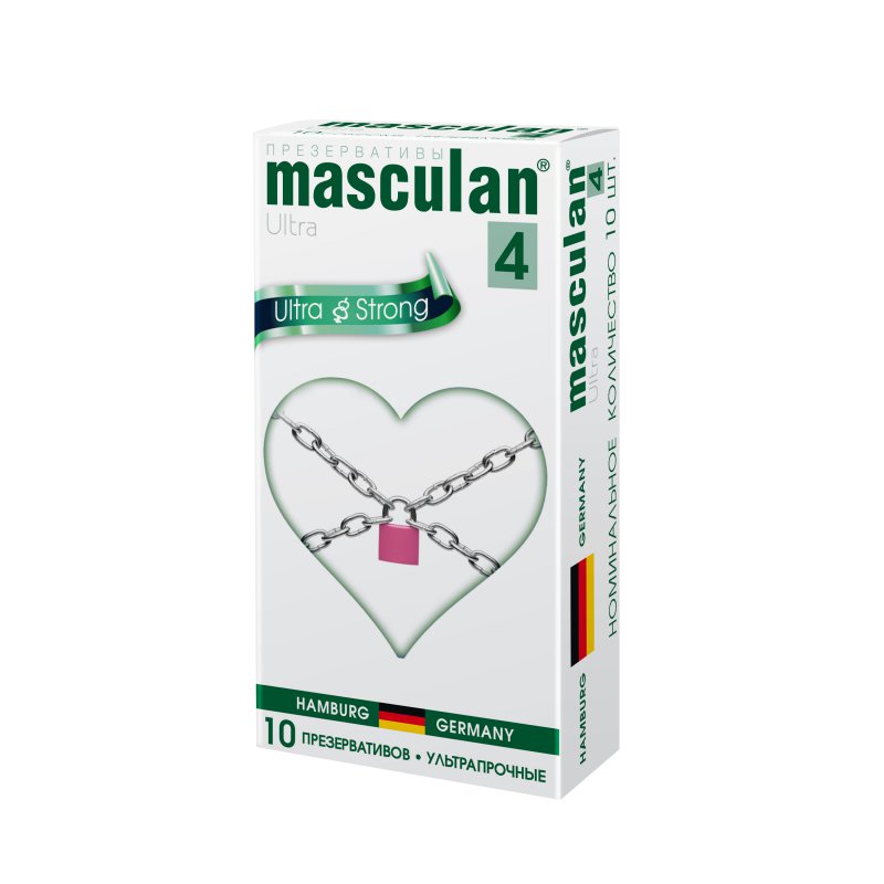 Masculan Ultra 4, презервативы, 10 шт, ультрапрочные фото