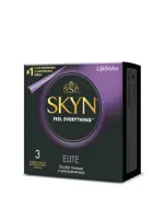 Skyn Elite Презервативы особо тонкие, презерватив, 3 шт, синтетический латекс фото