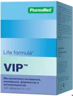 Life Formula VIP Мегакомплекс витаминов и минералов, 1 г, таблетки, 120 шт. фото