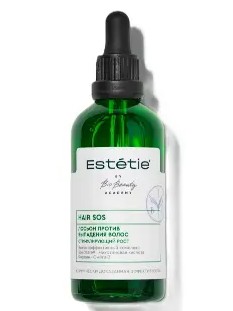 Estetie hair sos лосьон против выпадения волос, масло, 90 мл, 1 шт. фото