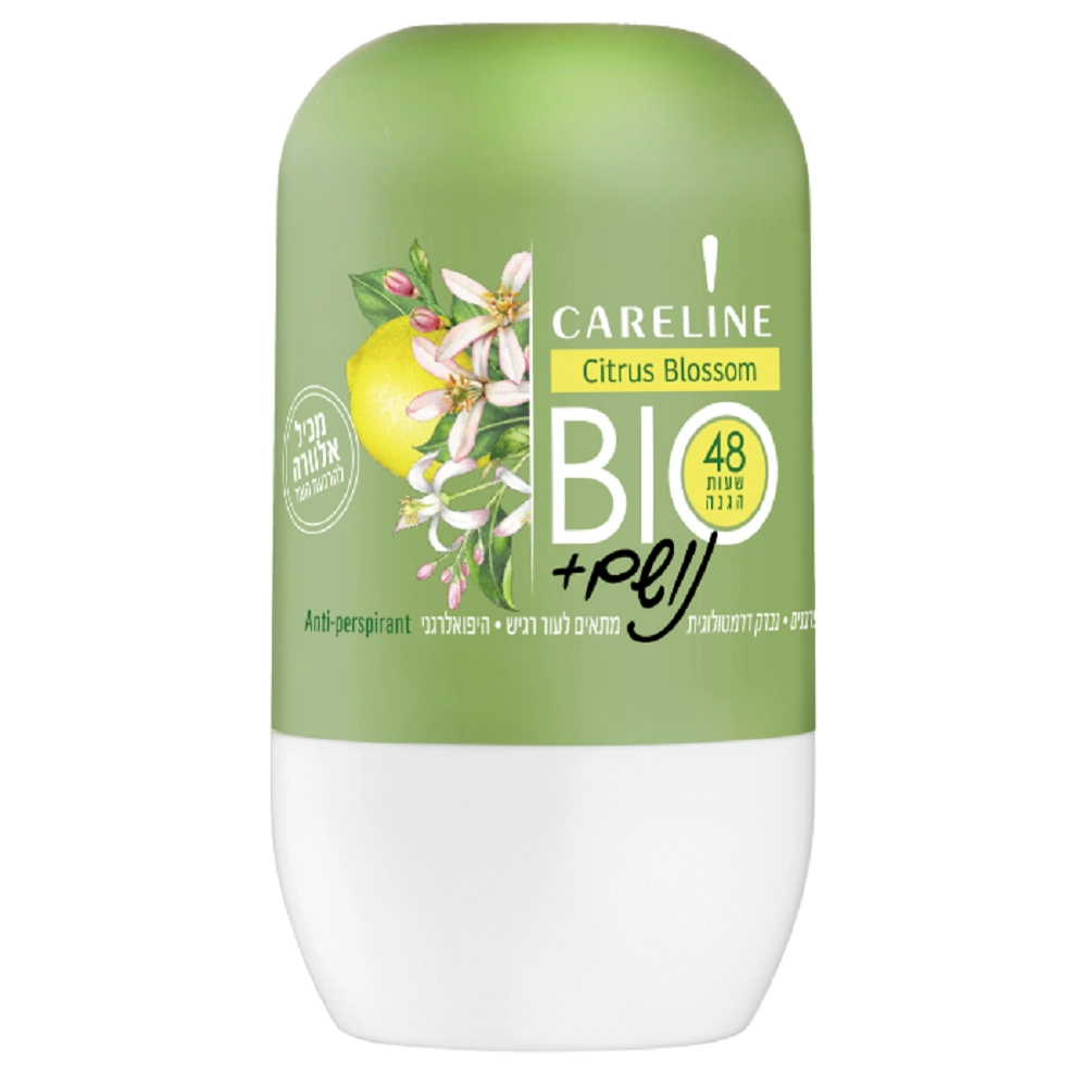 Careline bio дезодорант-антиперспирант шариковый, дезодорант-антиперспирант, 75 мл, 1 шт, цветок цитруса фото