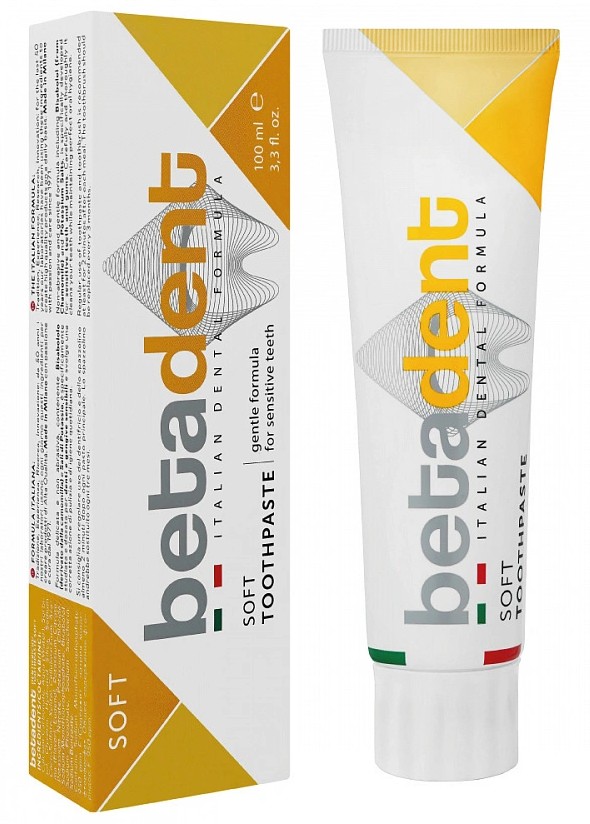 Betadent Soft, паста зубная, 100 мл, 1 шт, для чувствительных зубов фото