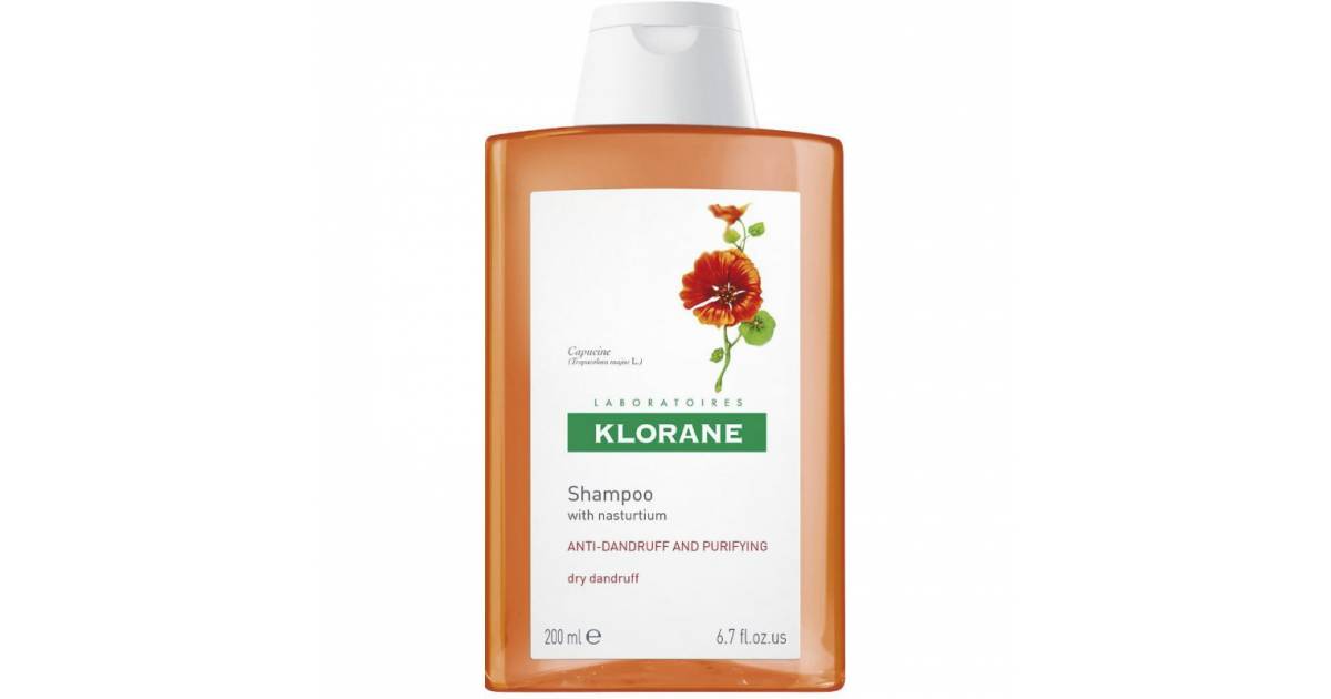 Klorane Шампунь от сухой перхоти с экстрактом настурции, шампунь, 200 мл, 1 шт. фото