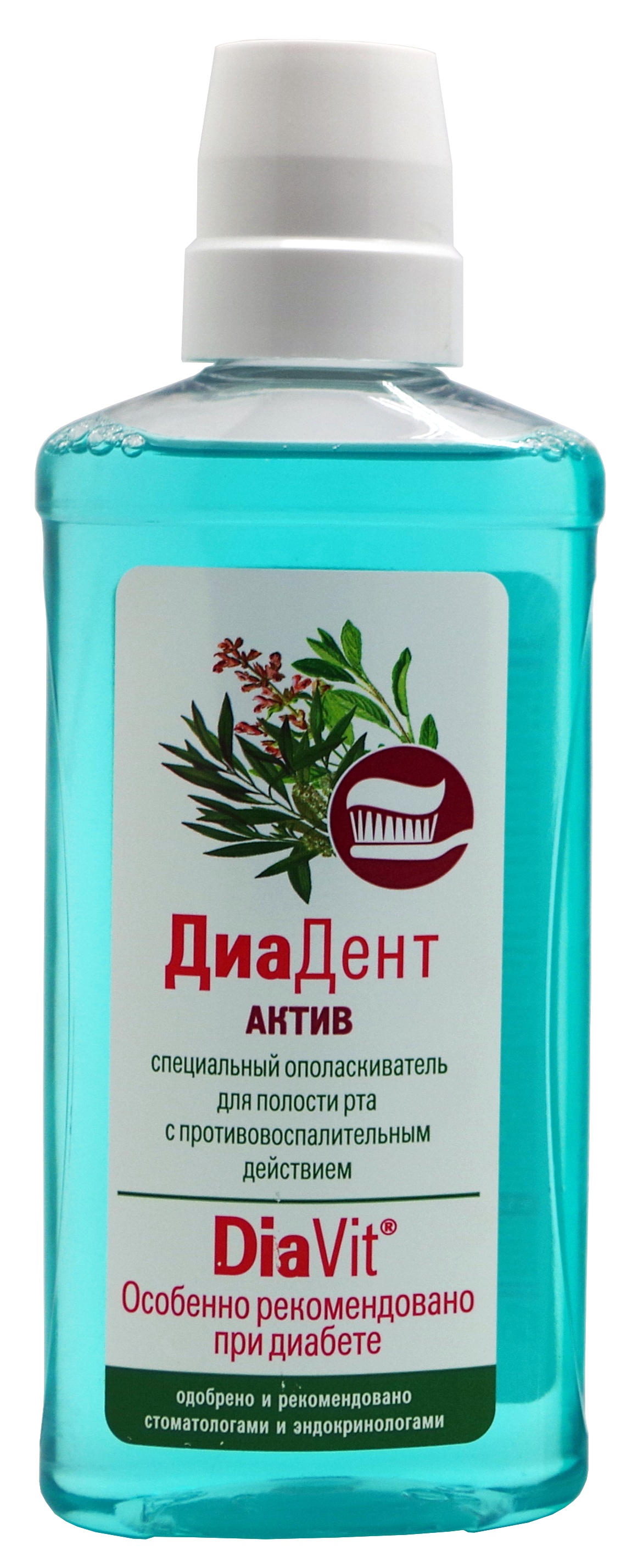 ДиаДент Актив Ополаскиватель, раствор для полоскания полости рта, 275 мл, 1 шт. фото